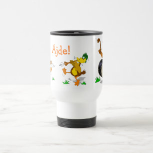 Davul Zurna Balkan Instruments Band Travel Mug