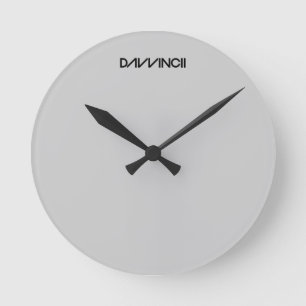 Davvincii Round Clock