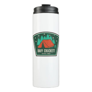Davy Crockett National Forest Camping Thermal Tumbler