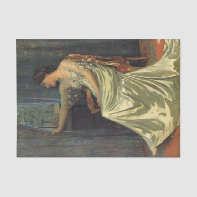 Dawn (1907) by Edmund Hodgson Smart Tissue Paper (Front)