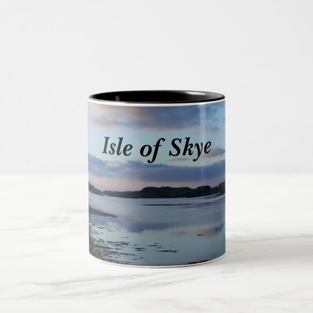 Dawn at Dunvegan Two-Tone Coffee Mug (Center)