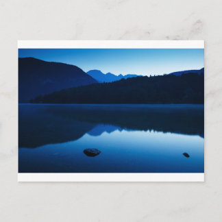 Dawn at Lake Bohinj in Slovenia Postcard