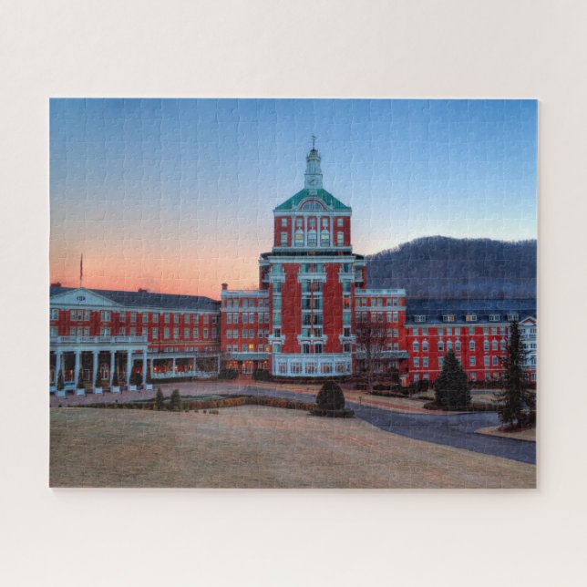 Dawn at The Omni Homestead Resort Puzzle (Horizontal)