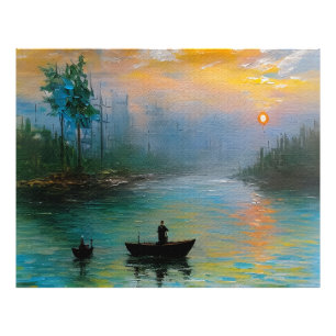 Dawn Fishing Photo Print