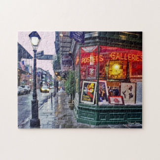 Dawn - French Quarter - Gallery Corner Jigsaw Puzzle
