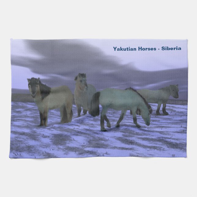 Dawn Horse Kitchen Towel (Horizontal)