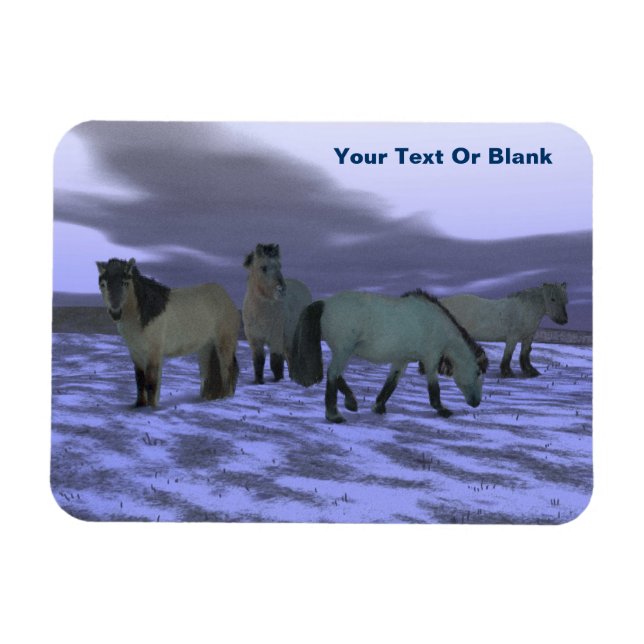 Dawn Horse Magnet (Horizontal)