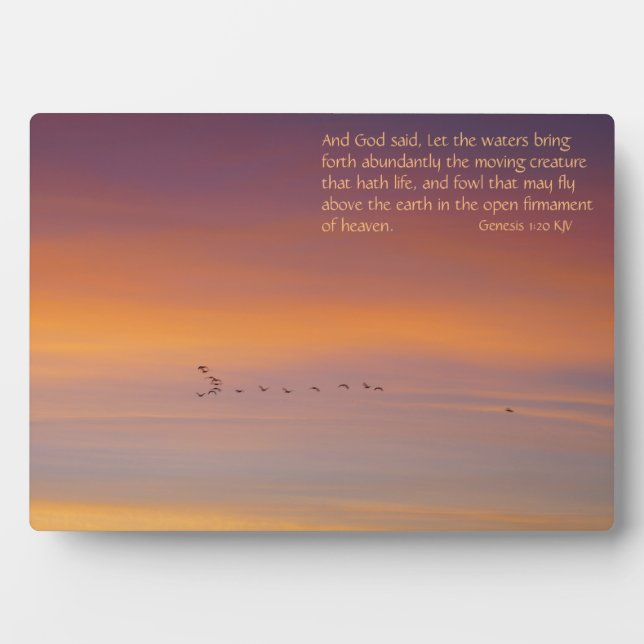 Dawn is Breaking Table Top Inspiration Plaque (Front)