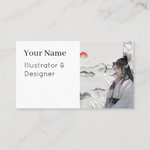 Dawn Meditation: The Scholar and the Crane Business Card