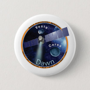 Dawn Mission Patch 2 Inch Round Button