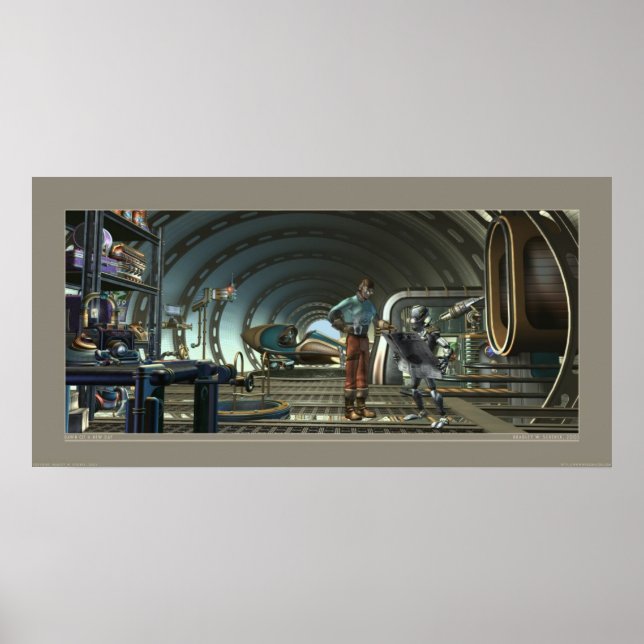 "Dawn of a New Day" poster (32x16") (Front)