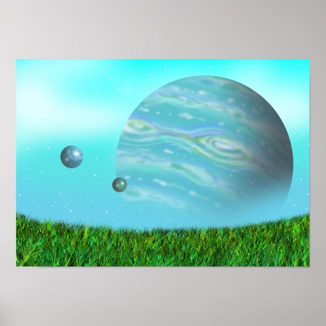 Dawn of an unknown planet. poster (Front)