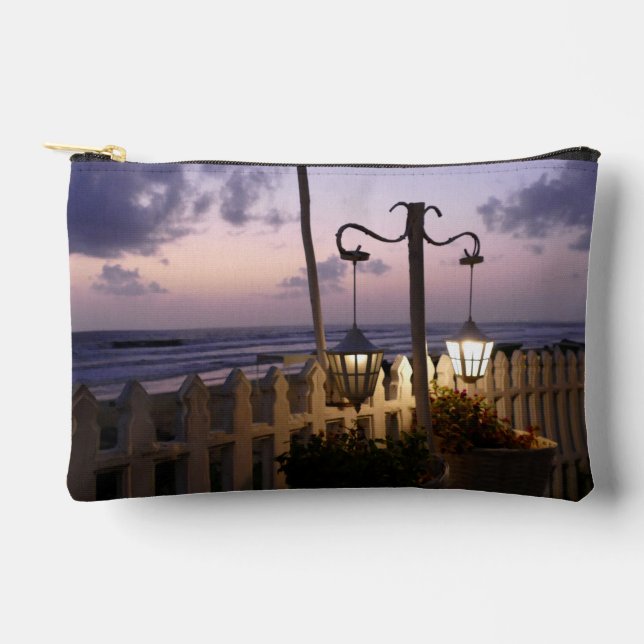 Dawn on the Beach Accessory Pouch (Front)