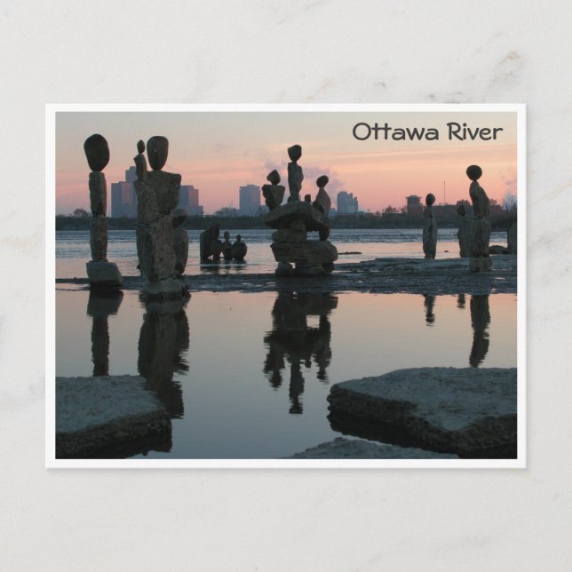 Dawn on the Ottawa River. Postcard (Front)