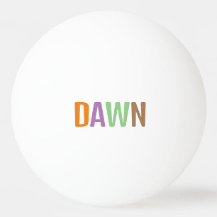 Dawn Ping Pong Ball