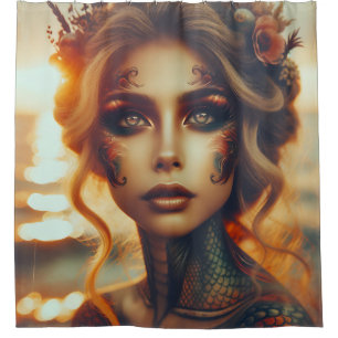  "Dawn’s Radiance: Mermaid Tattoos"