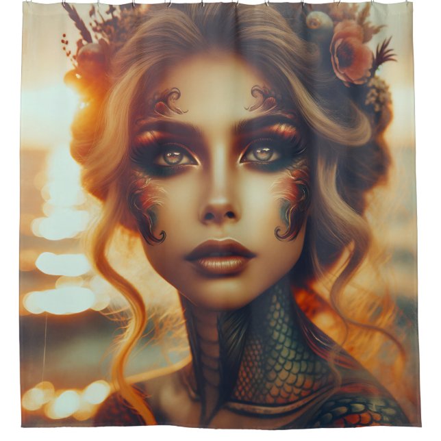  "Dawn’s Radiance: Mermaid Tattoos" (Front)