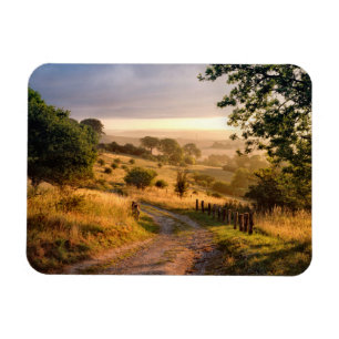 Dawn Sunshine English Countryside Magnet