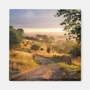 Dawn Sunshine English Countryside Magnet