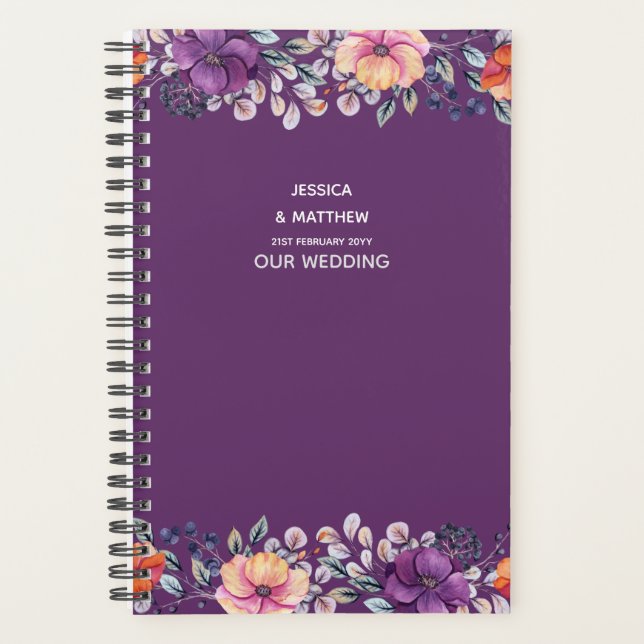 Dawn Till Dusk Wedding Planner Custom Cover (Front)
