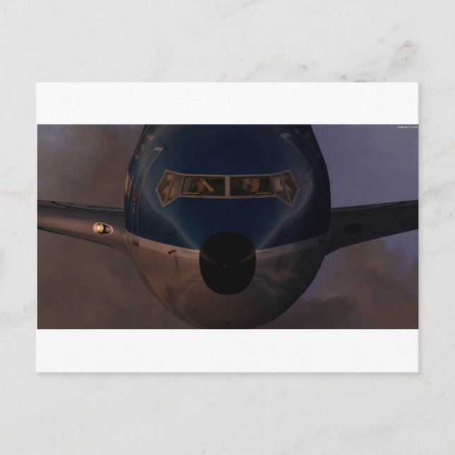 DAX B737 Evening Postcard (Front)