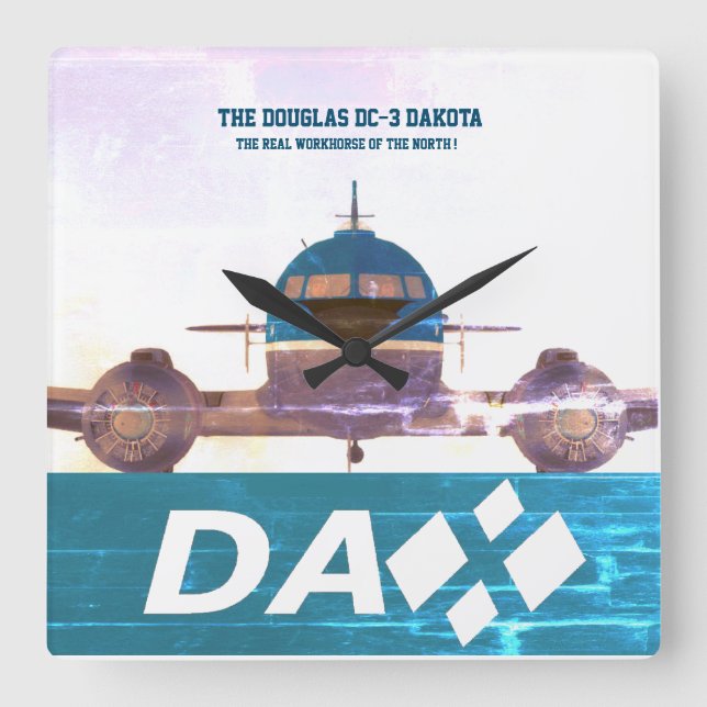 DAX DC-3 Wall Clock (Front)