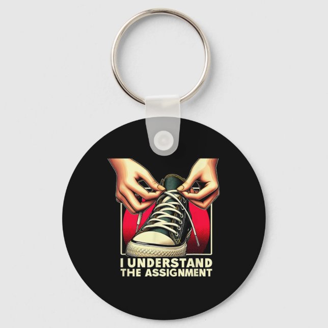 Day 2024 I Understand The Ignment Kamala Harris  Keychain (Front)