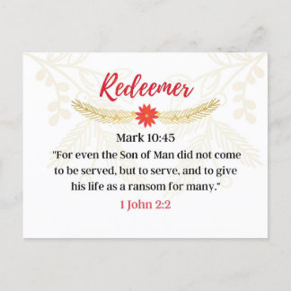 Day 23 | Names Of Jesus | Redeemer Advent Postcard