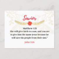Day 2. Names Of Jesus | Saviour | Advent Calendar