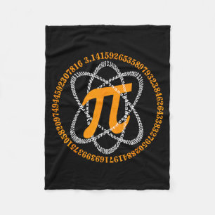 Day 3,14 Number Symbol Math Science Gift Fleece Blanket