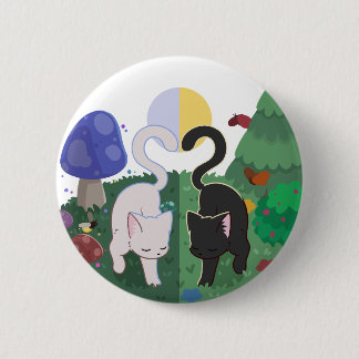 Day and Night 2 Inch Round Button