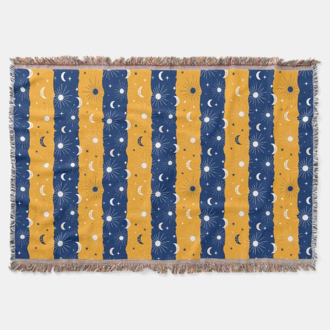 Day and Night 2 Throw Blanket (Front)