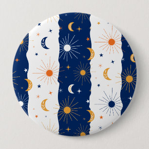 Day and Night 4 Inch Round Button