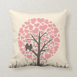 Day and Night love birds pillow