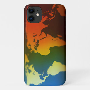 Day and night world globe iPhone 11 case