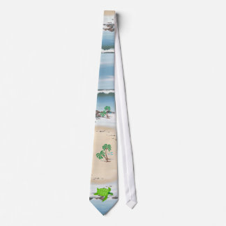 day at the beach -2 tie