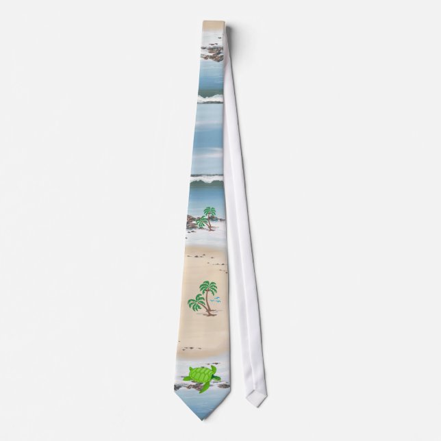 day at the beach -2 tie (Front)