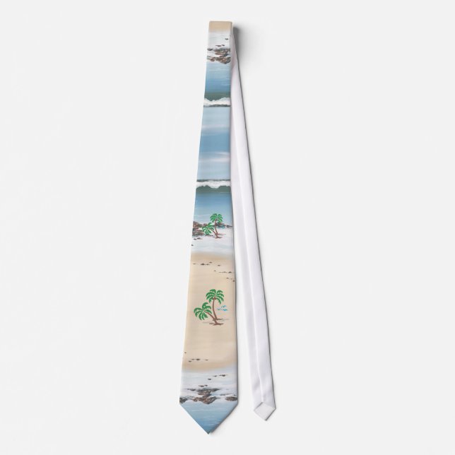 day at the beach - 3 tie (Front)