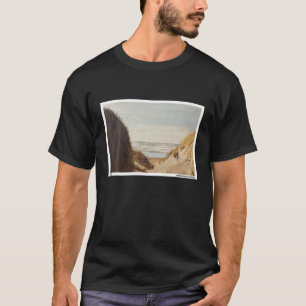 Day At The Beach Nature Landscape Painting Novelty T-Shirt