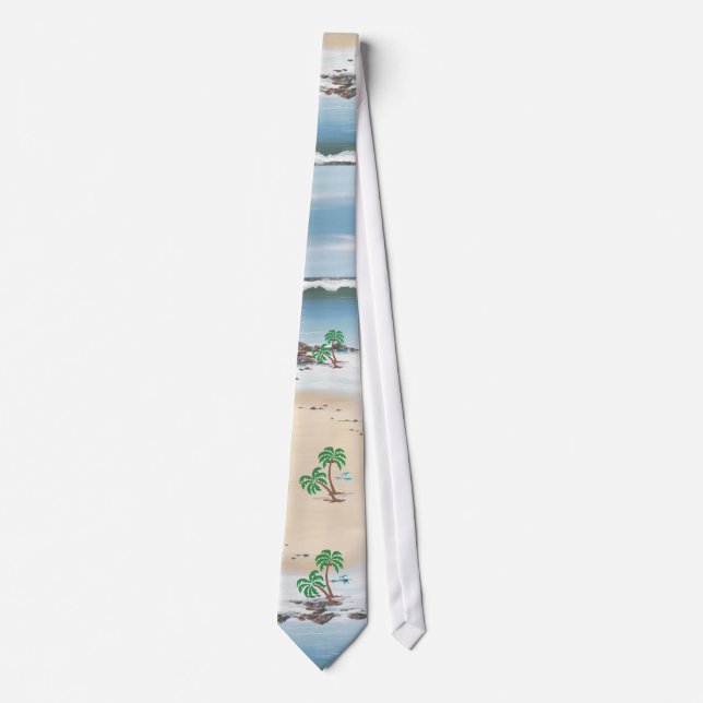 day at the beach tie (Front)