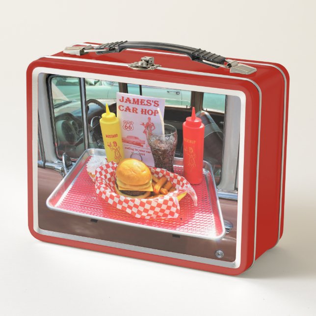 Day at the Diner Metal Lunch Box (Front)