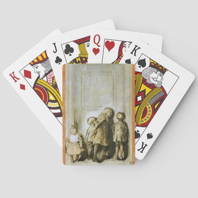 Day Before Christmas Eve Playing Cards (Back)
