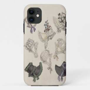 Day bonnets, fashion plate from Ackermann's Reposi iPhone 11 Case