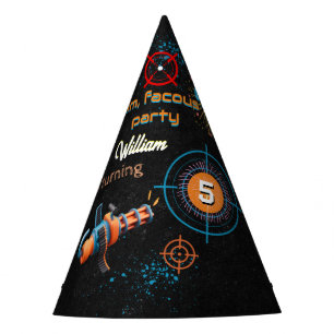Day Boy Cool Nerf Wars Party Top Gun 5th Birthday Hat