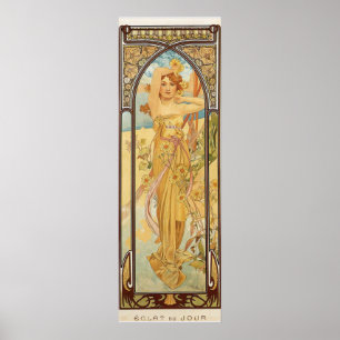 Day by Alfons Mucha Poster