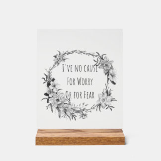 Day By Day Acrylic Sign