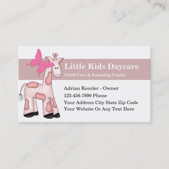 Child Care Business Cards & Profile Cards | Zazzle CA