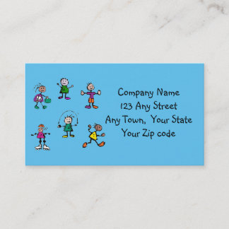 day care,child care, teacher or babysitting business card
