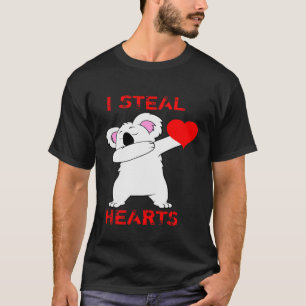 Day Dabbing Koala Bear I Steal Hearts Dance T-Shirt