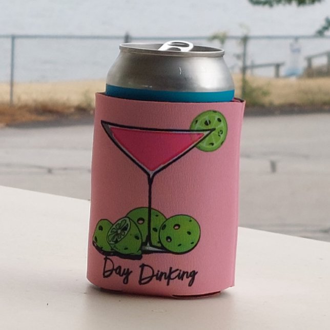 Day Dinking Cosmo Pink Cocktail, Pickleball Limes Can Cooler (Creator Uploaded)